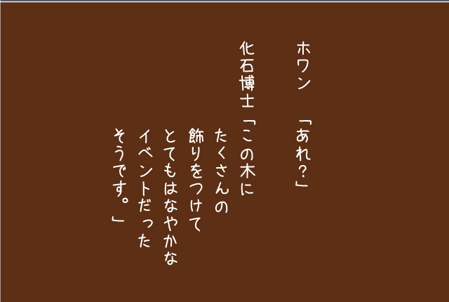 クリスマスツリーの化石2-7